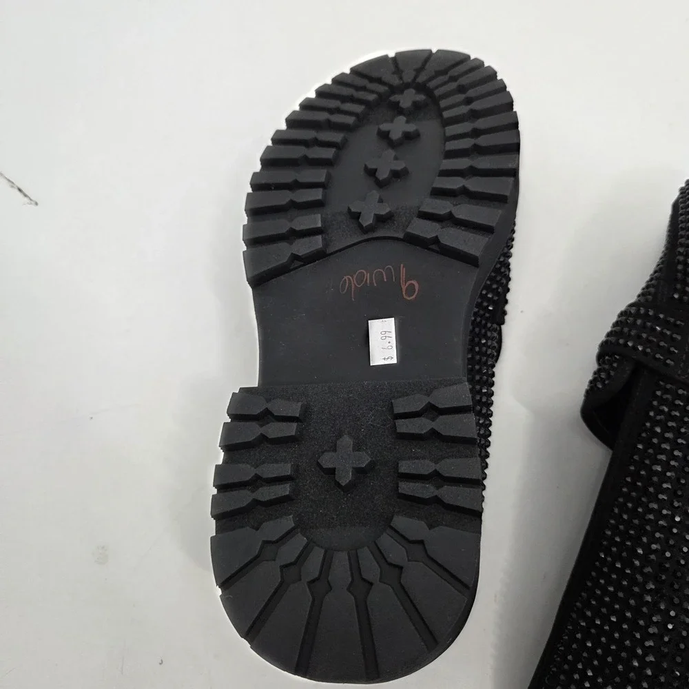 Torrid Embellished Loafer Size 9WW Chunky Goth Glam Workwear Slip On Comfort Lug - Picture 6 of 6